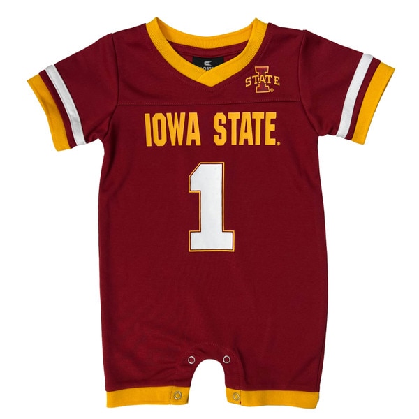 Colosseum Infant Cardinal Jersey Snap Romper